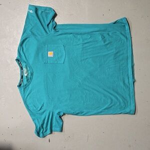Carhartt large shortsleeve workshirt turqoise